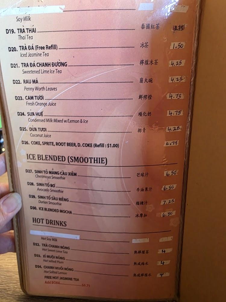 Saigon Flavor Menu image 4